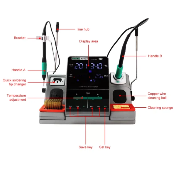 SUGON T3602 Soldering Station - Image 2