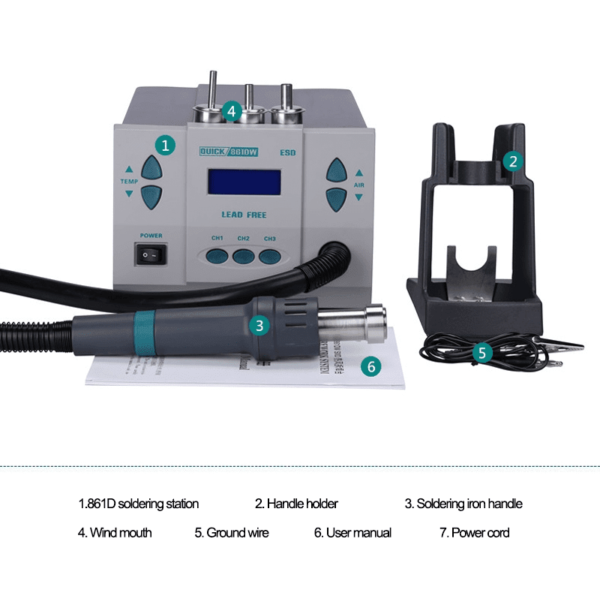 QUICK 861DW Hot Air Rework Station