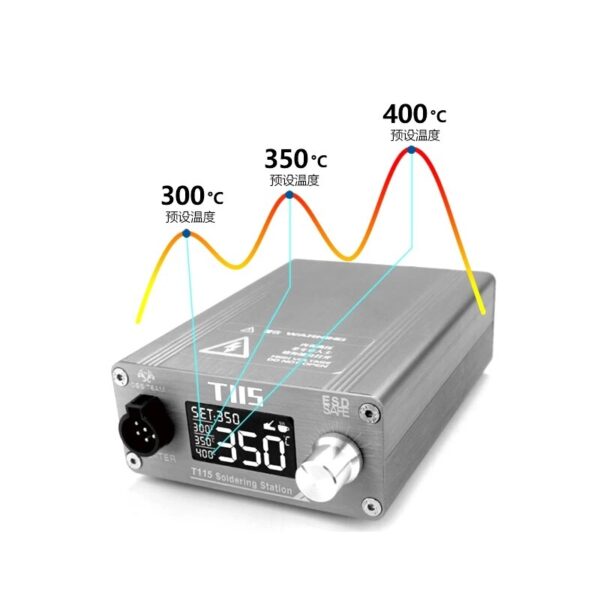 OSS T115 Micro NANO Electric Soldering Station - Image 2