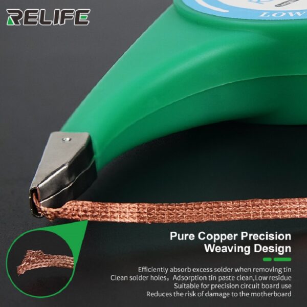 RELIFE Soldering Wick Wires Anti-scalding Nozzle Desoldering Remover - Image 4