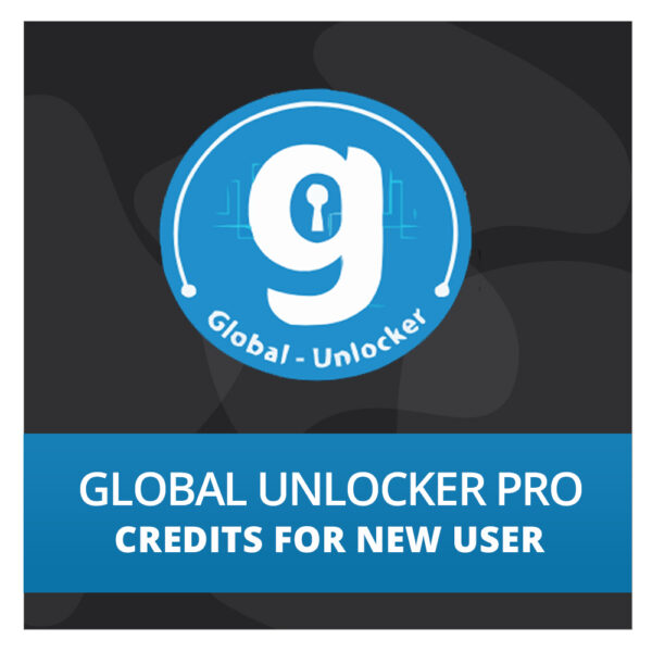 Global Unlocker Pro Server Credits (New Account)